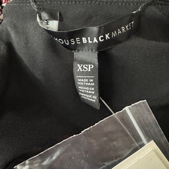 WHBM Petite Reversible Printed Sleeveless Sheath Dress Size XSP NWT - Picture 7 of 9